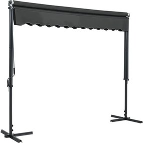 Zadaszenie ogrodowe antracyt C2-N58