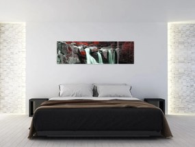 Obraz - Wodospady (170x50 cm)