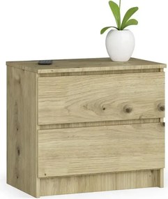 Skandynawska komoda do sypialni dąb artisan Z5-G68