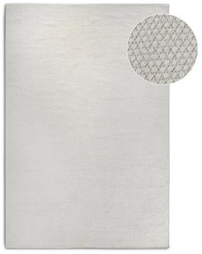 Kremowy dywan z mieszanki wełny tkany ręcznie 80x150 cm Pradesh Natural White – Elle Decoration