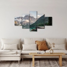 Obraz - Lake Prags (125x70 cm)