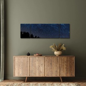Obraz nocnego nieba (170x50 cm)