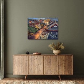 Obraz na szkle - Qintai Road, Chengdu, Chiny (70x50 cm)