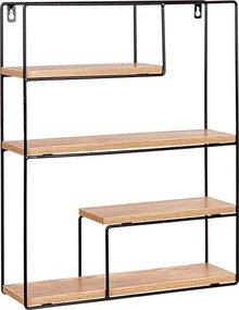 STILISTA Półka ścienna, św. drewno, 40 x 49,5 x 11,5 cm