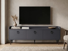 Stolik pod telewizor PIENA 160 cm, antracytowy