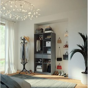 Szafa antracyt 100x50x200 elmo