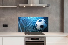 Szkło do Kuchni na Ścianę Futbolowa Wizja w Błękicie