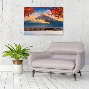 Obraz na szkle - Japonia, Góra Fuji (70x50 cm)