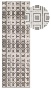 Szaro-kremowy chodnik 80x240 cm Perles Howlite – Elle Decoration