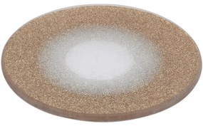 Talerz dekoracyjny, złoty brokatowy, ø 15 cm