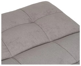 Jasnoszara rozkładana sofa z tkaniny szenilowej 178 cm – Ixia
