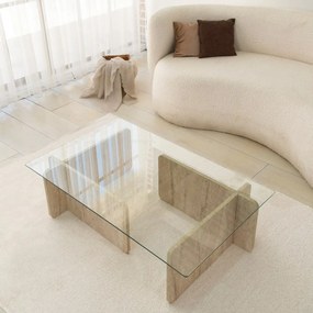 Stolik konferencyjny Escape Travertine