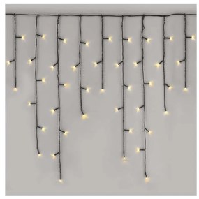 LED Zewnętrzny łańcuh bożonarodzeniowy 600xLED/8 trybów15m IP44 ciepła biel