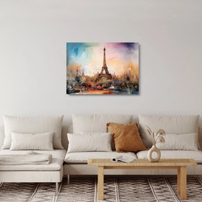 Obraz na szkle - Obraz wieży Eiffla (70x50 cm)