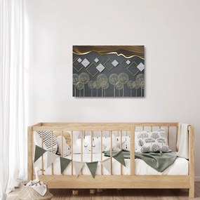 Obraz na szkle abstrakcji (70x50 cm)