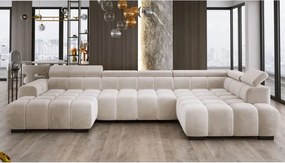 Narożnik BULL XL Prawostronny z elektryczną funkcją regulacji tkanina Salvador 01 WERSAL