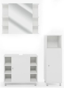 Zestaw mebli łazienkowych biały 60x32x54 fynn