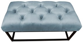 Ławka CHESTERFIELD LOFT BL06 pufa podnóżek metal