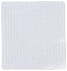 Biała muślinowa narzuta pikowana 210x240 cm Plain Muslin – Butter Kings