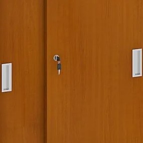 Szafa przesuwna MIRELLI, 800 x 400 x 1800 mm, czereśnia