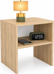Minimalistyczny wąski stolik nocny dąb sonoma W4-T06
