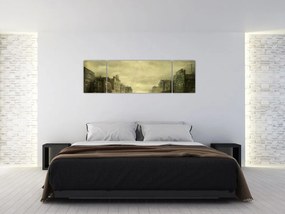 Obraz westernowego miasteczka (170x50 cm)