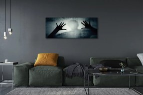 Obraz na płótnie Cień Rąk i Głowy