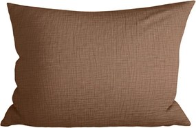 Muślinowa poszewka na poduszkę MUSSARI 70x90 cm, jasnobrązowy