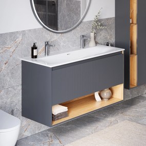 Szafka podumywalkowa BELDIVO 120 cm z umywalką ceramiczną Duravit