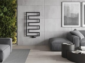 Mexen Floryda grzejnik dekoracyjny 1080 x 600 mm, 358 W, czarny - W206-1080-600-00-70