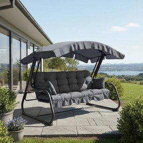Huśtawka ogrodowa Ravenna Black Edition H024-07IB PATIO