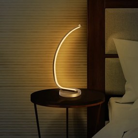 Lampa stołowa LED w kolorze złota (wysokość 43 cm) Bevel – Opviq lights