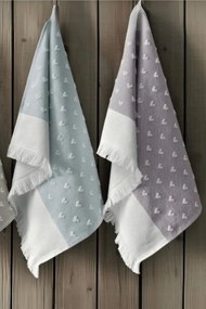 Ręcznik kuchenny HEARTS Miętowy 50 x 70 cm