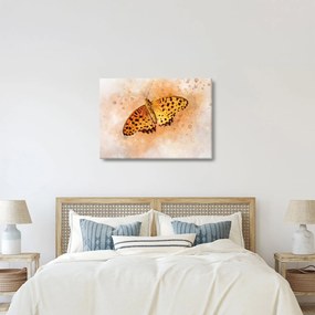 Obraz - Pomarańczowy motyl, akwarela (70x50 cm)