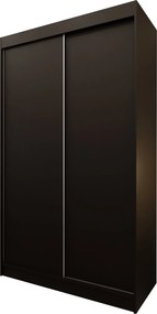 Szafa Przesuwna SOFIA 120 cm Szafa Dwudrzwiowa Czarna