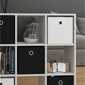 Room Divider biały 82.8x26x82.8 hylda