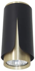 Czarny loftowy spot - 3X K414 R3-W33