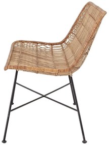 Sofa w naturalnym kolorze 120 cm Hallie − Bloomingville