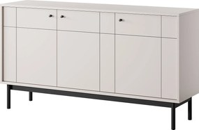 Komoda: Kaszmir, Czarne nogi, 153,5 x 83,5 x 39 cm