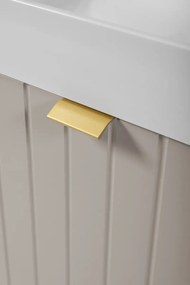 Szafka pod umywalkę HARMO 80 cm kaszmir półmat KROFAM