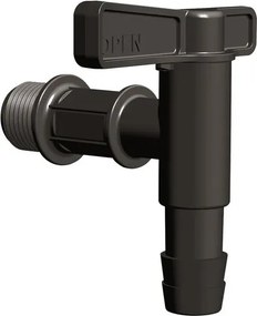 Kranik do beczki na deszczówkę Amfora, Canyona Woodcan, czarny