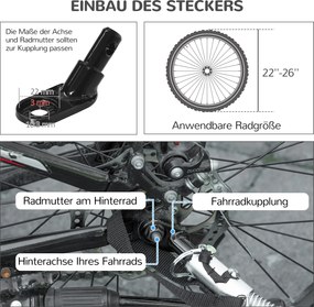 PawHut przyczepka dla psów, składany przyczepka rowerowa, przyczepka dla psów, Żółty