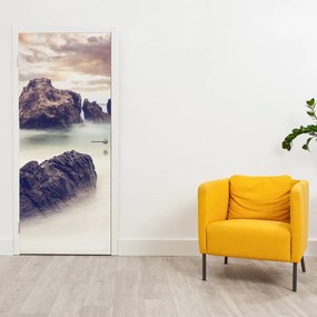 Fototapeta na drzwi - Klify we mgle (95x205cm)
