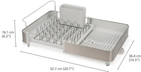 Metalowy ociekacz w kolorze srebra Extend – Joseph Joseph
