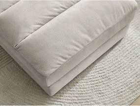 Beżowy aksamitny podnóżek Sierra – Bobochic Paris