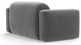 Szara aksamitna sofa 180 cm Strino – Cosmopolitan Design