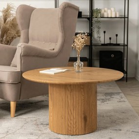 Stolik Kawowy MAYLIN MAX 80 cm Dąb Nowoczesny Loft