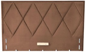 Beżowe pikowane wezgłowie do łóżka F6-K37