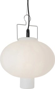 Inteligentna lampa wisząca zewnętrzna biała 35 cm z WiFi A60 - Pion