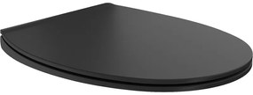 Mexen Egg deska wolnoopadająca slim, duroplast, czarna mat - 39243085